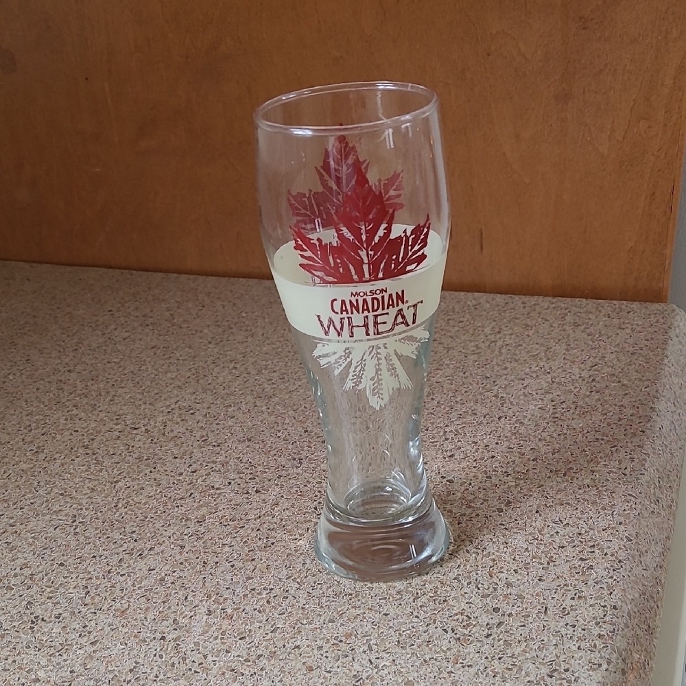 Canadian Wheat Glass - Red and Clear
